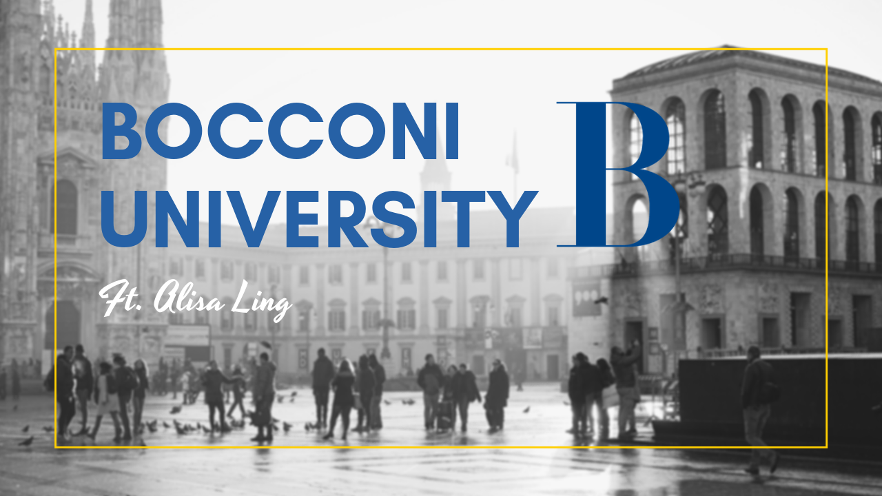 Bocconi University 申請交換學生的理由，不再只是拓展眼界
